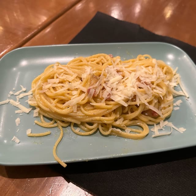 Pasta alla carbonara - Osteria Bellosguardo, Lisbon