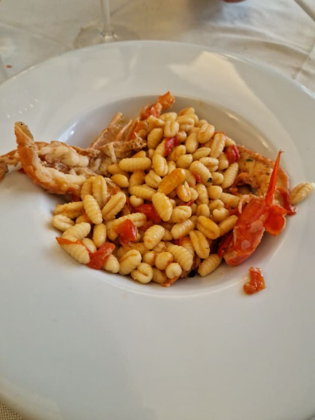 Gnocchetti sardi con crostacei - La Bicocca, Milan