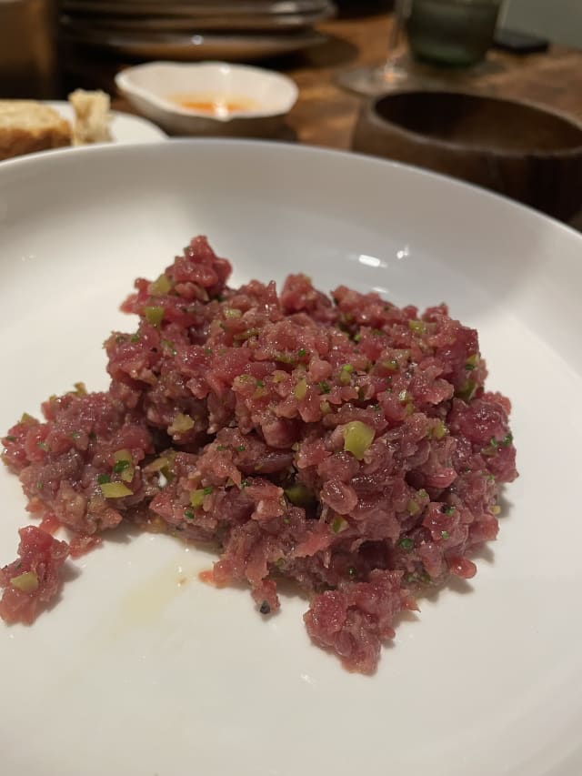 Steak tartar y Bearnesa - Open