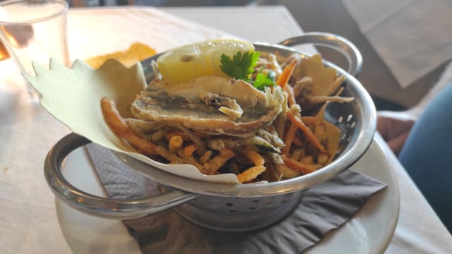 Fritto misto di pesce di lago - Osteria Pane al Sale