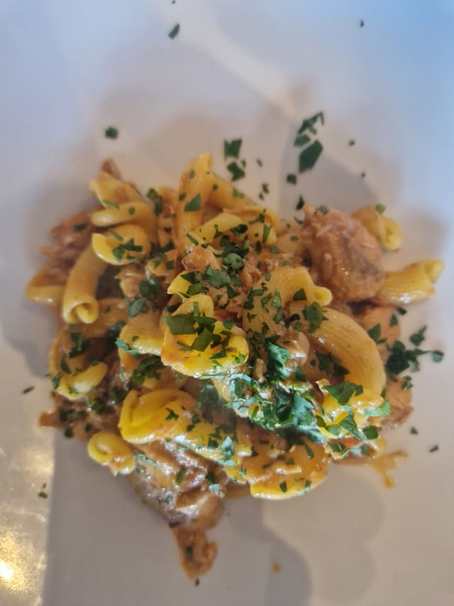 Maccheroncini al ragù di lago - Osteria Pane al Sale