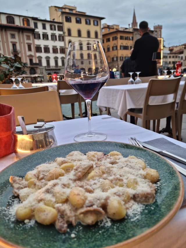 Gnocchi dei Medici (salsiccia, porcini* e crema di tartufo)  - Ristorante Il David, Florence