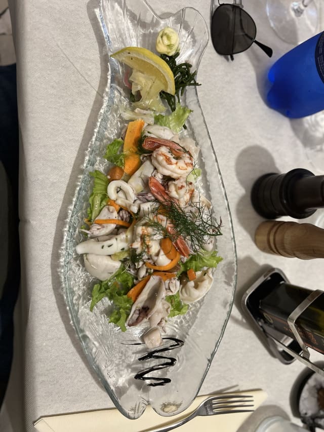 Insalata tiepida di mare - Osteria Il Paiolo, Ravenna