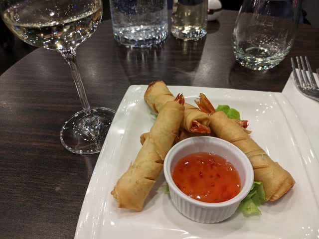 rouleau de crevette frit à la thai - Le Bistro d'Edgard, Massy