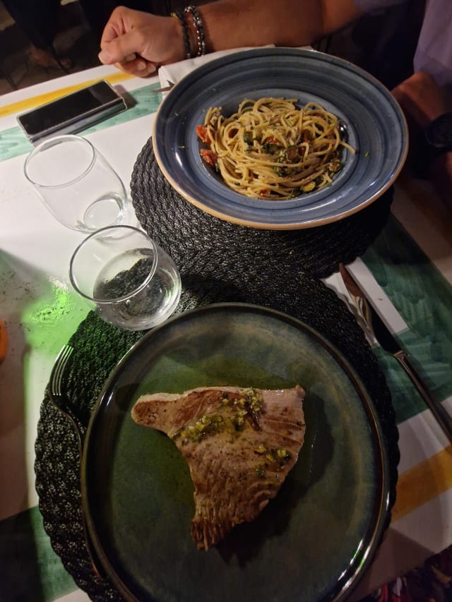 Filetto di manzo scottato con verdure di stagione - Al Duomo, Taormina