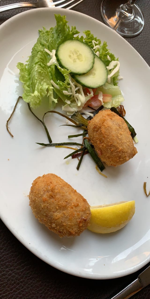 Croquettes de crevettes ostendaises fait maison - Bistrot de la Mer Oostende