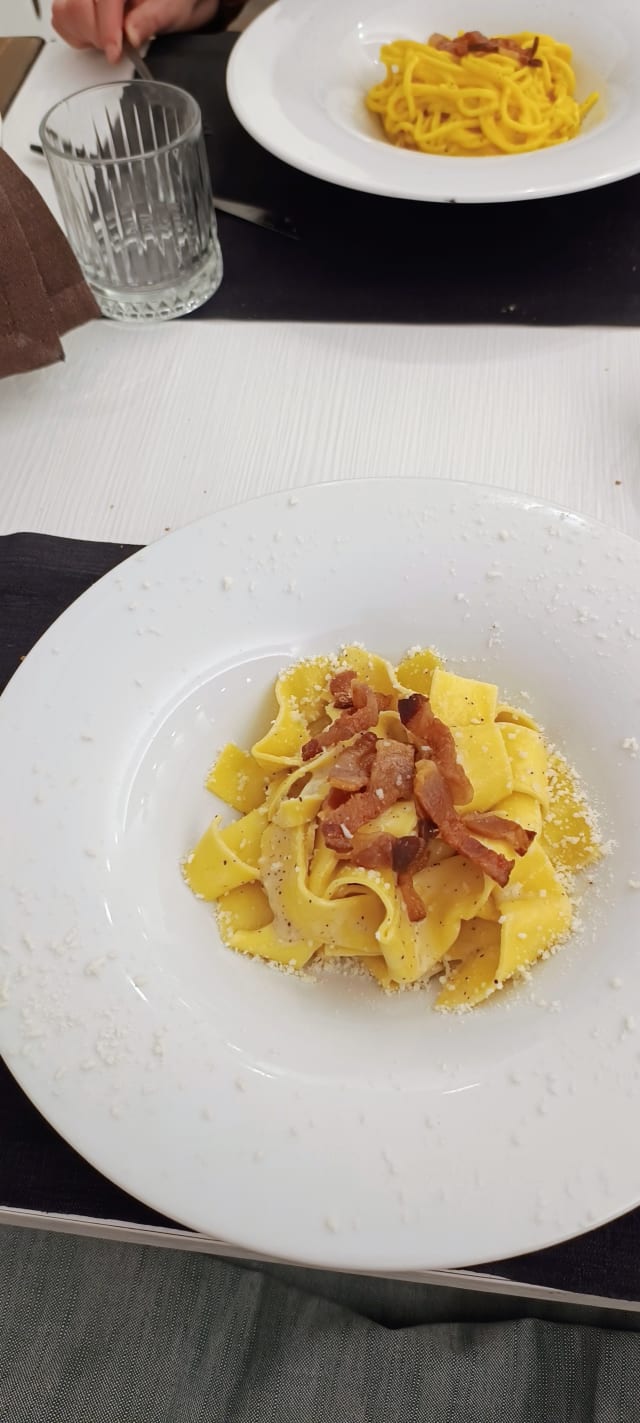 Pappardelle alla gricia - Spapizar al Vicolaccio