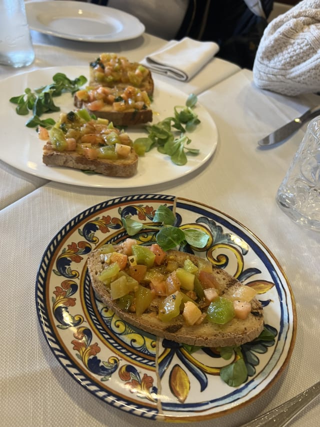 Tris di bruschette - Osteria Romana, Rome