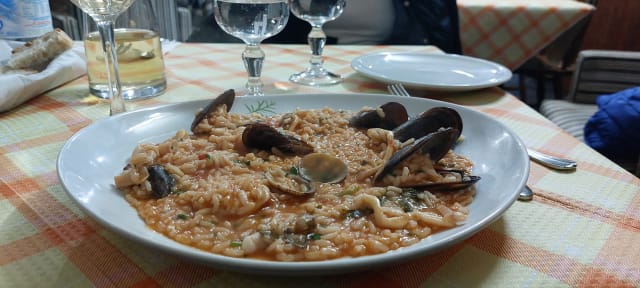 Risotto alla pescatora - Ristorante le Sorgenti, Terracina