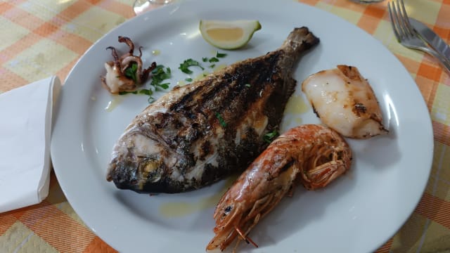 Arrosto misto di pesce - Ristorante le Sorgenti