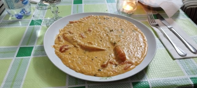 Risotto a crema di scampi - Ristorante le Sorgenti