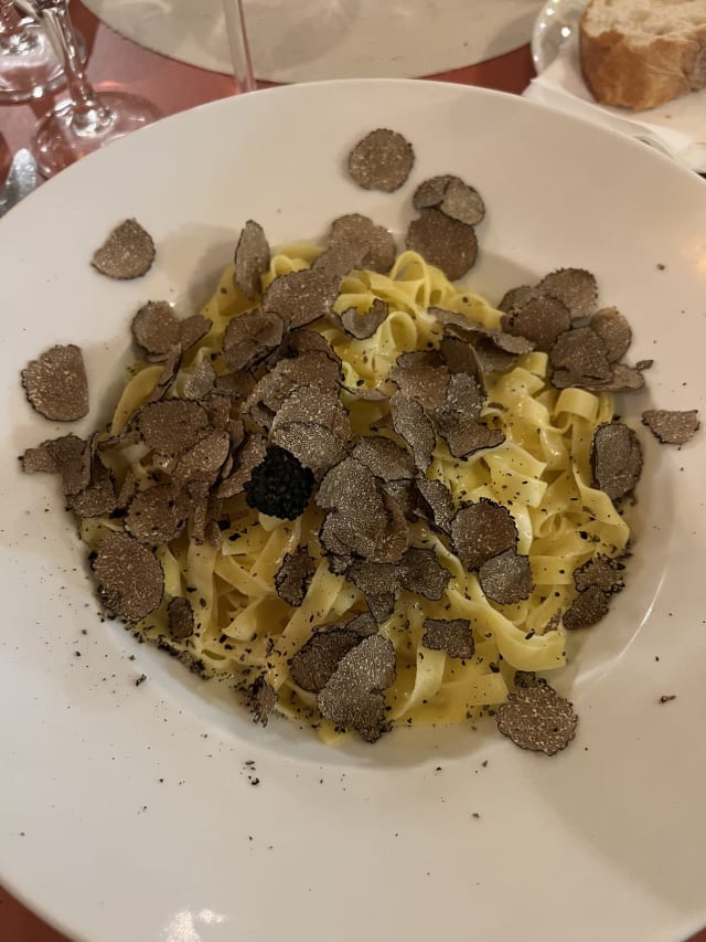 Tagliatelles à la crème truffée - Le Jeu de l'Arc