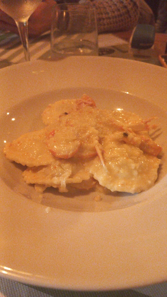 Ravioli di branzino ai crostacei - Mata Mata