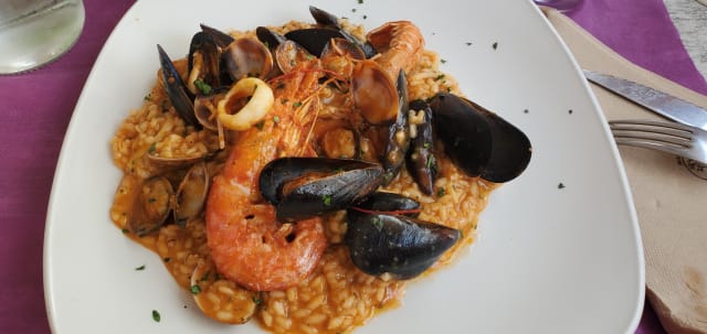 Risotto alla pescatora (minimo 2 persone) - L'Arina del Sante