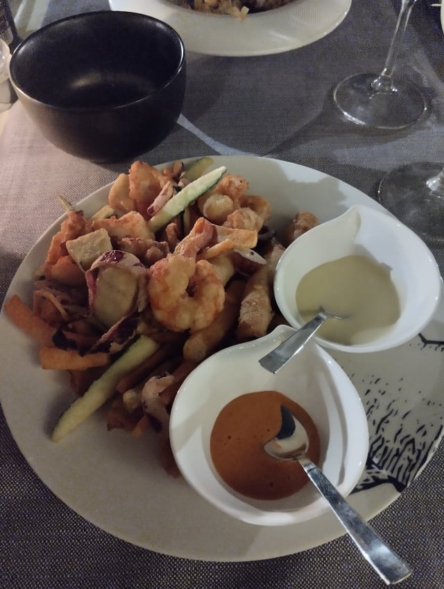 Gran Fritto di Mare d Verdura Senza Glutine con Maionese Fatto in Casa - Dabarba, Florence