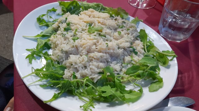 Risotto erbetta e provola - Acquasanta - Le Delizie per Bacco