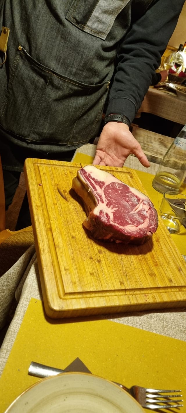 Bistecca alla fiorentina (gran selezione)/hg - Osteria Filetto d’Oro, Florence