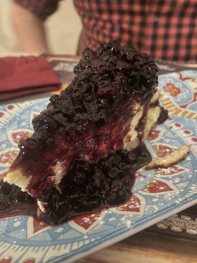 Cheese cake al cioccolato (o ai frutti di bosco) - Osteria Filetto d’Oro, Florence