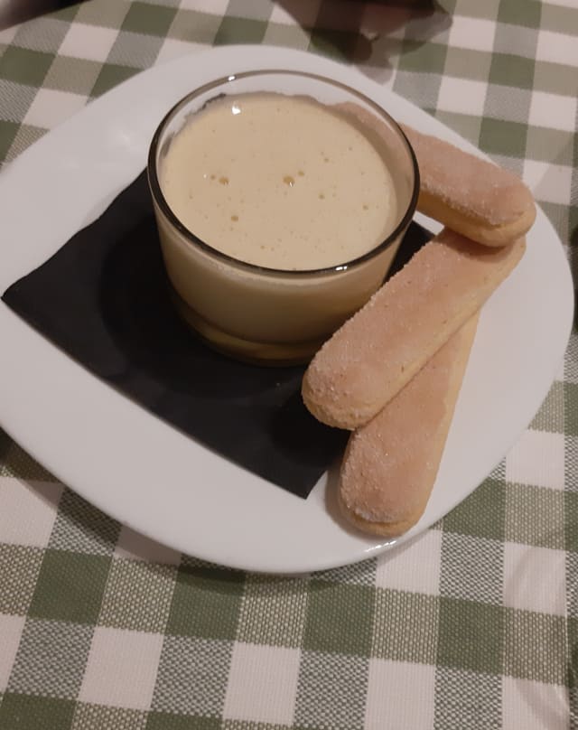 Zabaione e savoiardi - La TrattOsteria de Milan