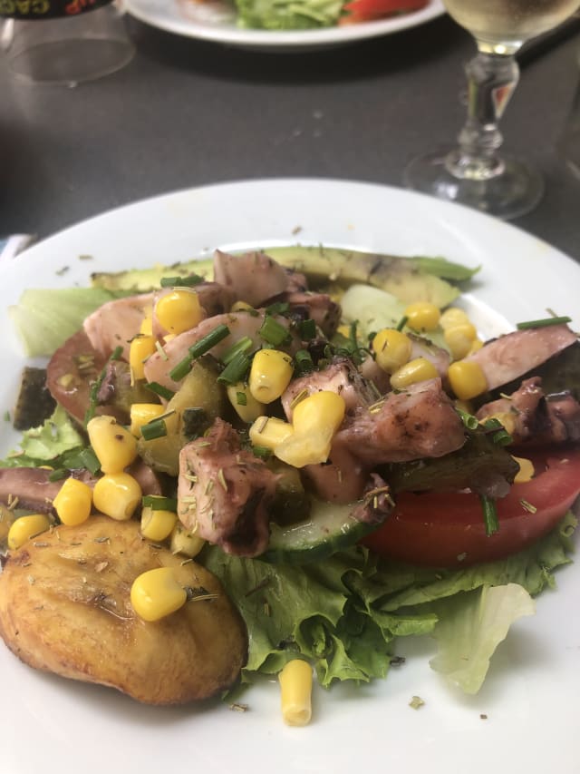 Salade de poulpes - La Taverne du Brésil et du Cap Vert, Paris