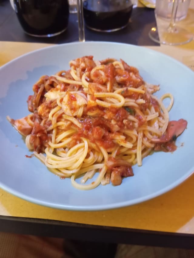 Tagliolini ragù polpo/totano - Le Cose Buone