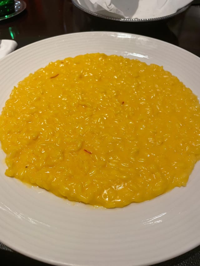 Risotto alla milanese - Camillo Benso, Milan