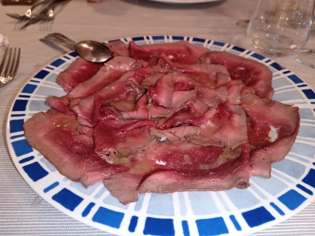 Roast beef di cavallo  - Antica Osteria della Peppina