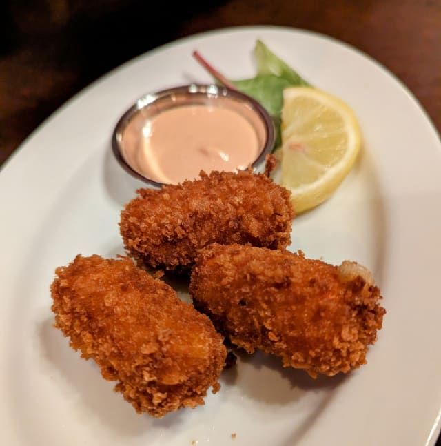 Dutch shrimp croquettes - Restaurant the Pantry, Amsterdam