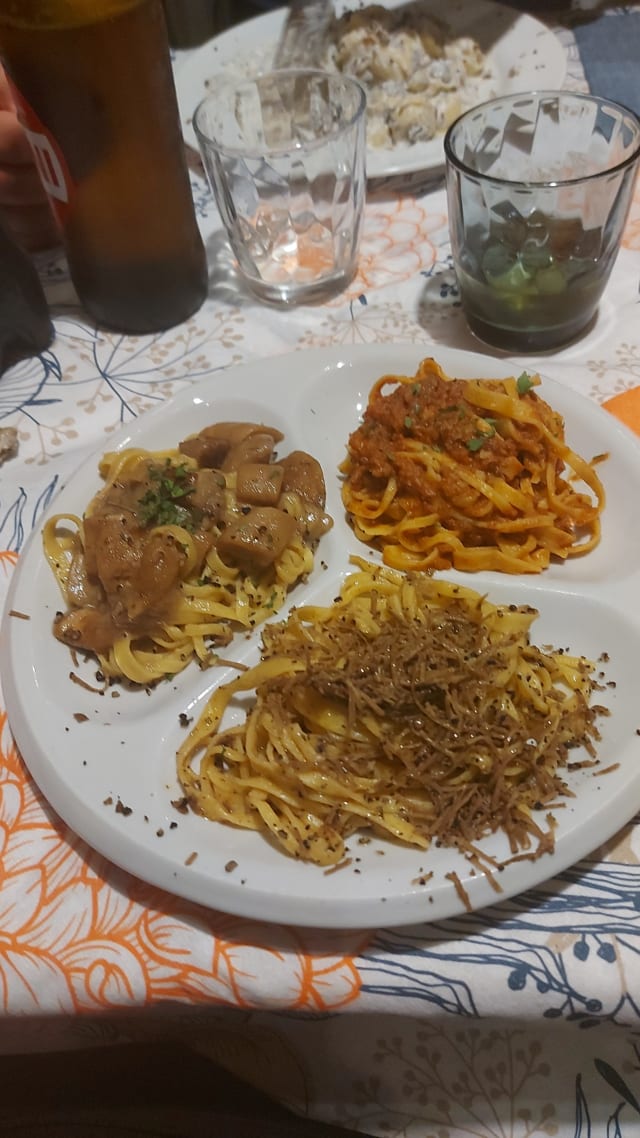 Tris di Fettuccine del Grottino - Trattoria il Grottino da Orlando