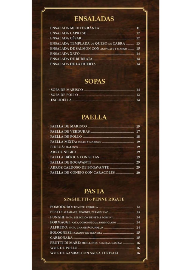 PDF Menu page 1