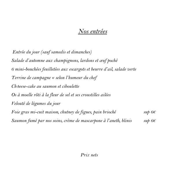 PDF Menu page 1