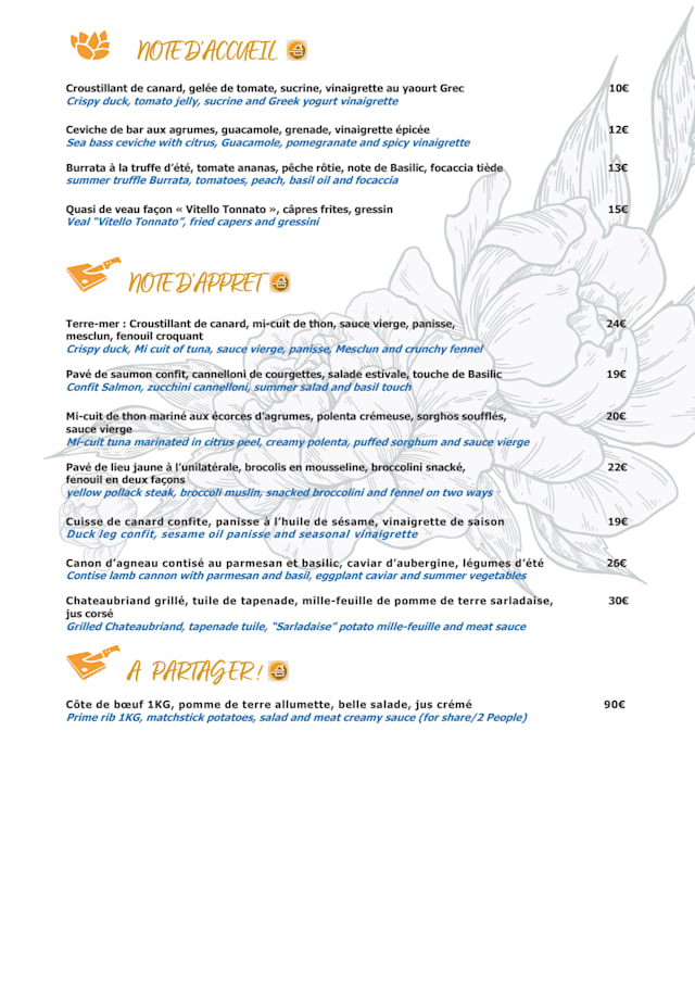 PDF Menu page 1