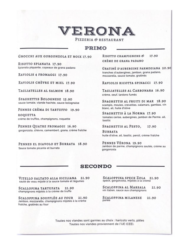 PDF Menu page 1