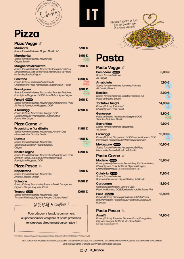 PDF Menu page 1