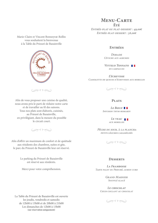 PDF Menu page 1