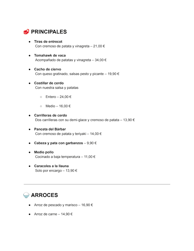 PDF Menu page 1
