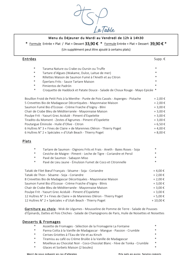 PDF Menu page 1