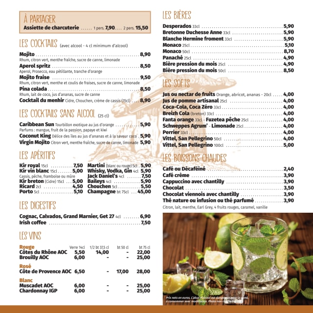 PDF Menu page 2