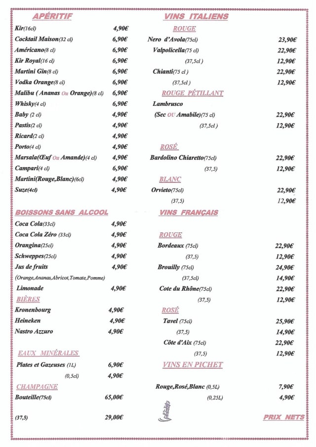 PDF Menu page 2