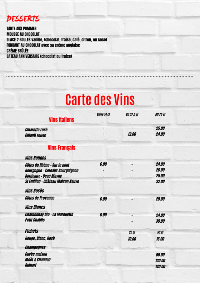 PDF Menu page 2