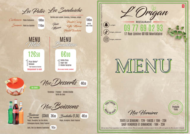 PDF Menu page 2