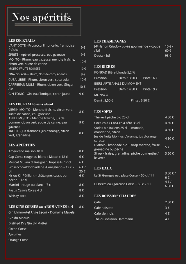 PDF Menu page 2