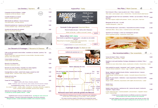 PDF Menu page 2