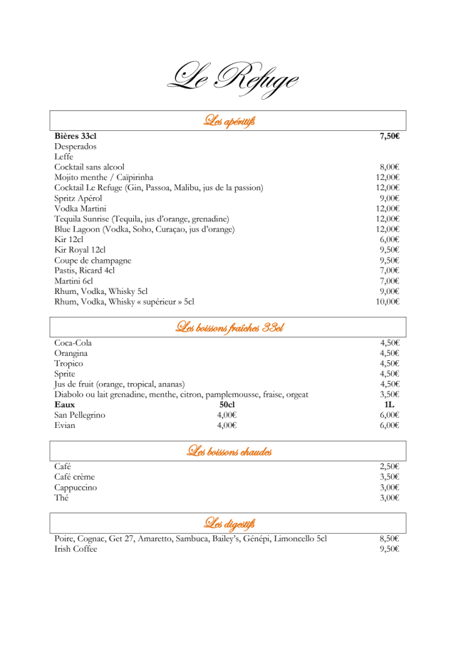 PDF Menu page 2
