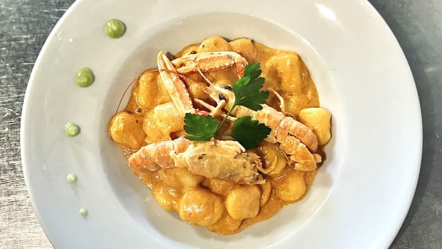 Gnocchi agli scampi - Ristorante Da Luca