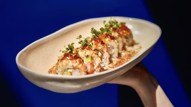 Roll crevettes tempura - Inka , Paris