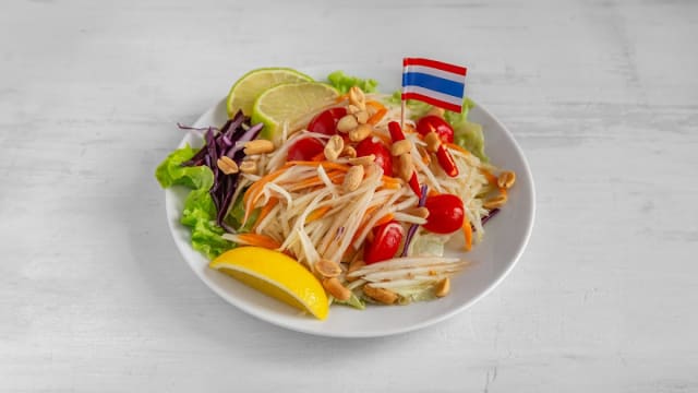 Salade papaye - Tiger Thai, Paris