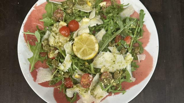 Carpaccio de bœuf - L'Auberge Calabraise, Paris