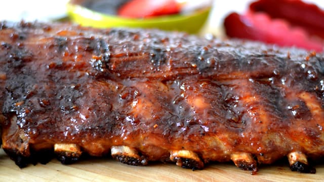 Full Rack of Ribs / Costillar de cerdo BBQ - El Rey