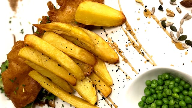 Cod and chips / Bacalao Rebozado - El Rey